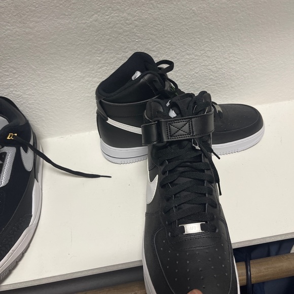 Nike Air Force High Black and White Oreo color way - Picture 3 of 7